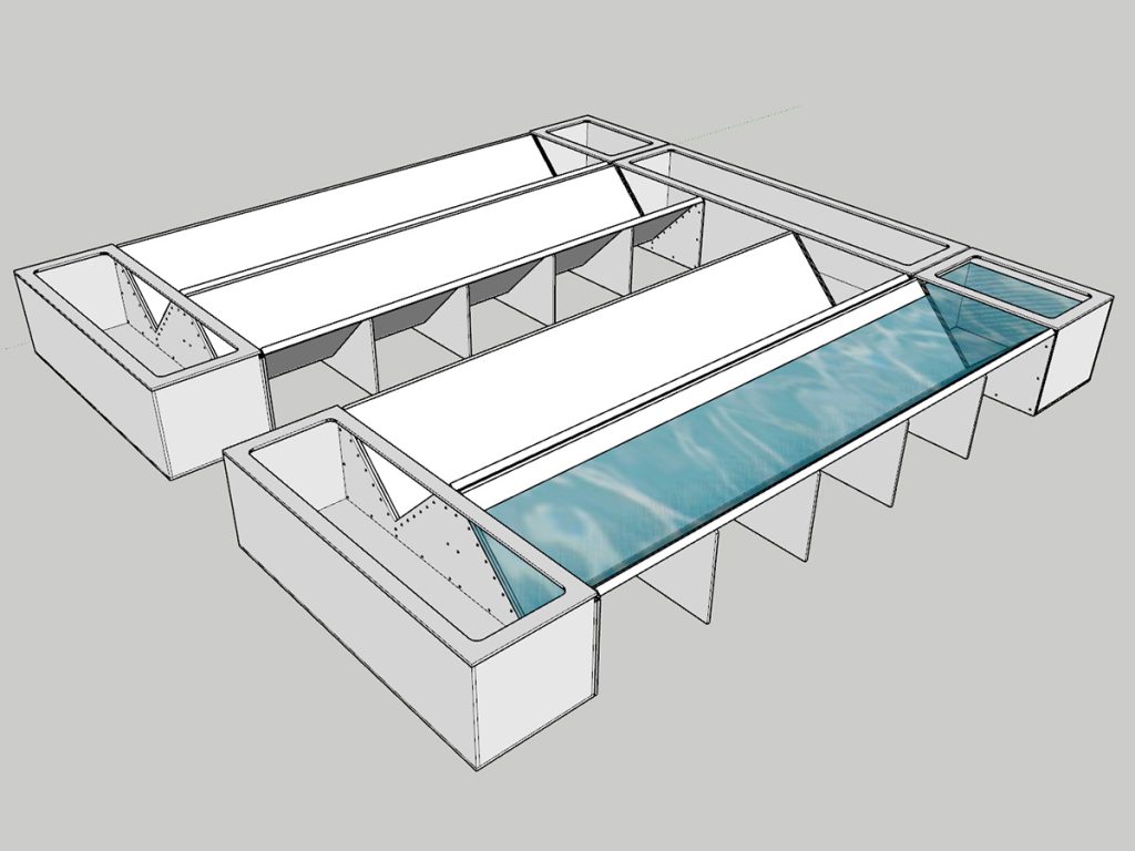 V Tray Raceway Cad Drawing