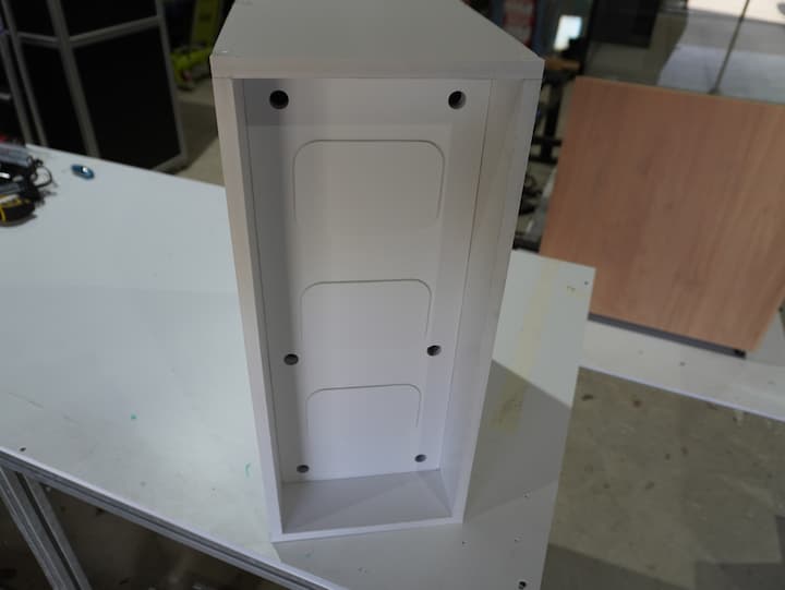 front view of a dry box for a customer